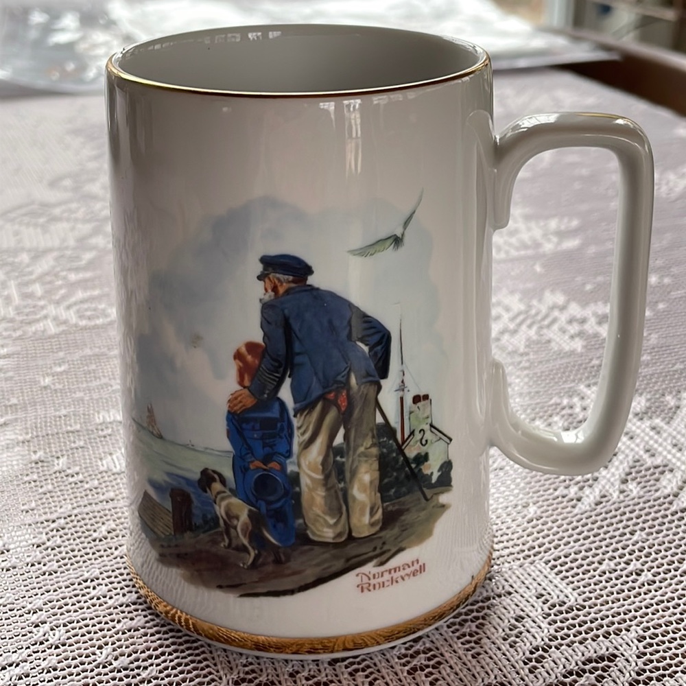 VTG Norman Rockwell Tankard